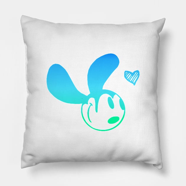 Oswald Color Heart Graphic Pillow by RampantLeaf