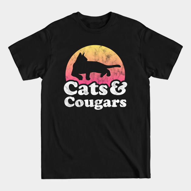 Disover Cats and Cougars Gift for Men, Women Kids - Cougars - T-Shirt