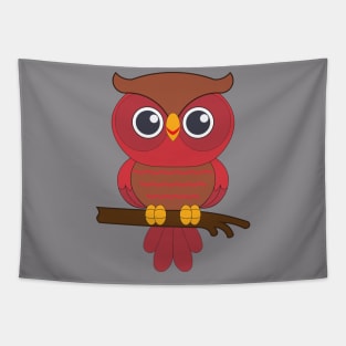 red owl Tapestry