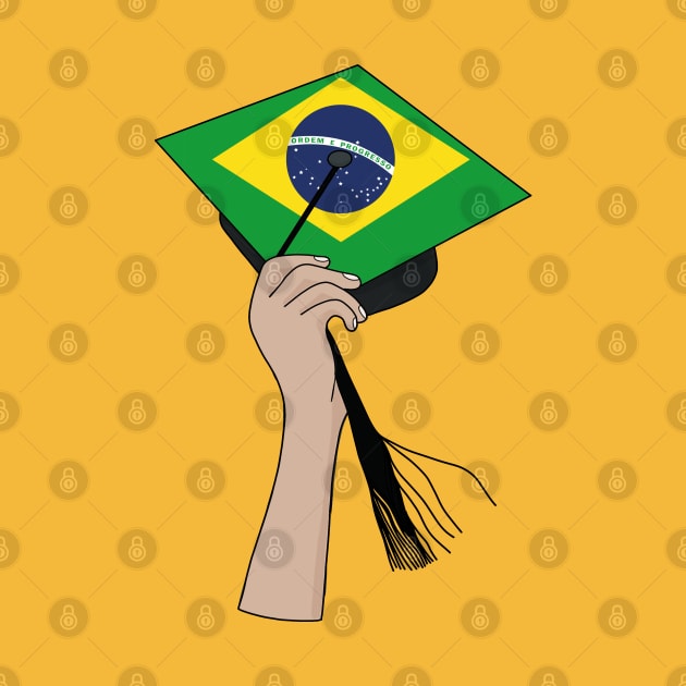 Holding the Square Academic Cap Brazil by DiegoCarvalho