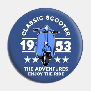 CLASSIC SCOOTER ADVENTURES Pin