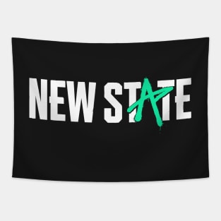 New State PUBG (White) Tapestry