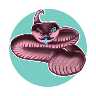 Sassy Snake (teal) T-Shirt