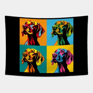 Vizsla Pop Art - Dog Lover Gifts Tapestry