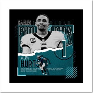 Philadelphia Eagles Jalen Hurts Vintage Poster 2023 Shirt - NVDTeeshirt