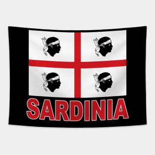 The Pride of Sardinia - Sardinian Flag Design Tapestry