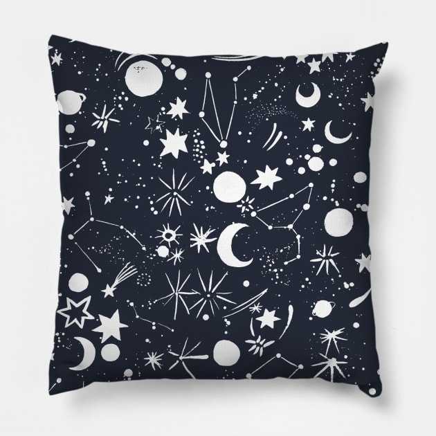 Space Cosmos Pillow by ninoladesign