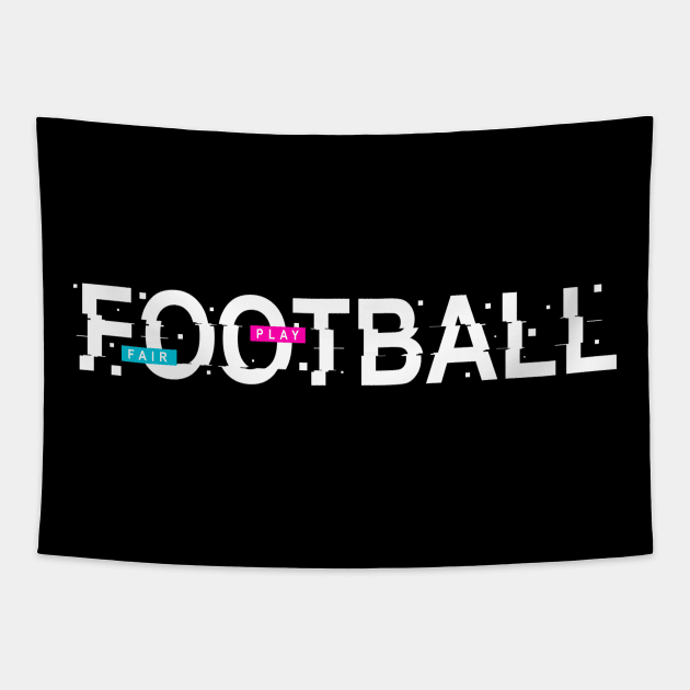 FOOTBALL FAIR PLAY Tapestry by ONZIdesign