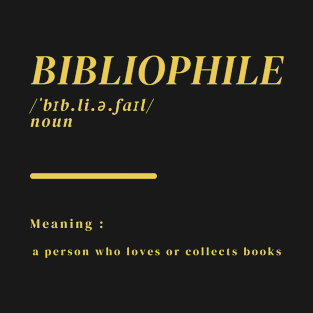 Word Bibliophile T-Shirt