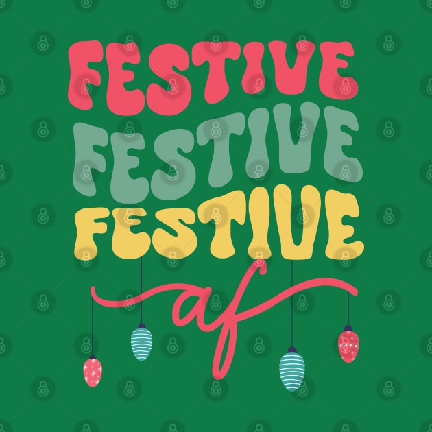 Festive Colorful Christmas Text by i am Cuta