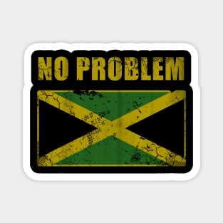 Vintage Jamaica No Problem Jamaican Flag Magnet