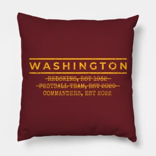 Washington-Football Pillow