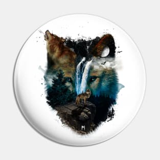 Calm of The Wolf Pin