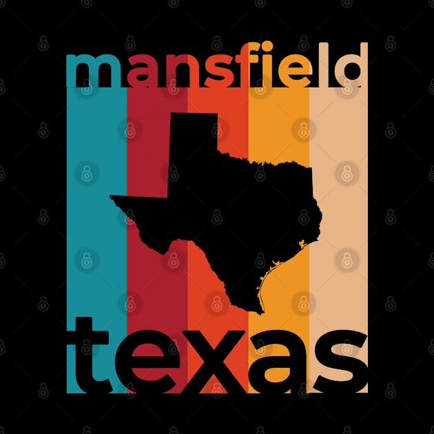 Mansfield Texas Retro by easytees