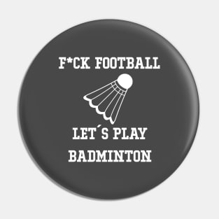 Badminton, white Pin