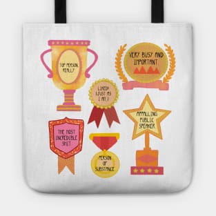 Bridget Jones inspirational trophies Tote