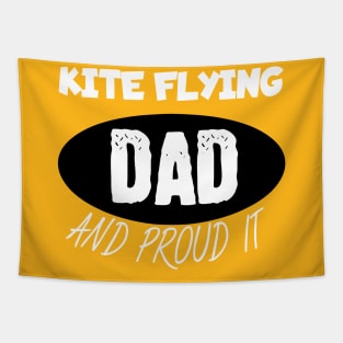 Kite flying dad Tapestry