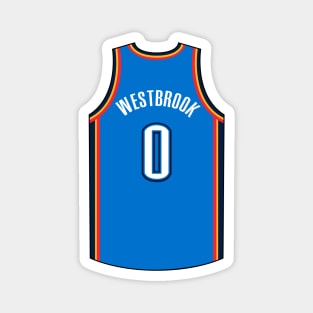 Russell Westbrook Oklahoma City Jersey Qiangy Magnet