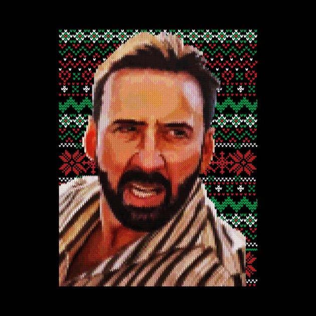 Nicolas Cage Pedro Pascal Meme - Ugly Xmas Part 1 by Polomaker