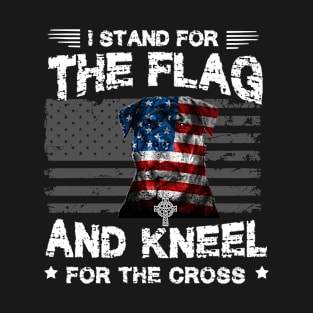 Rottweiler Dog Stand For The Flag Kneel For Fallen T-Shirt T-Shirt