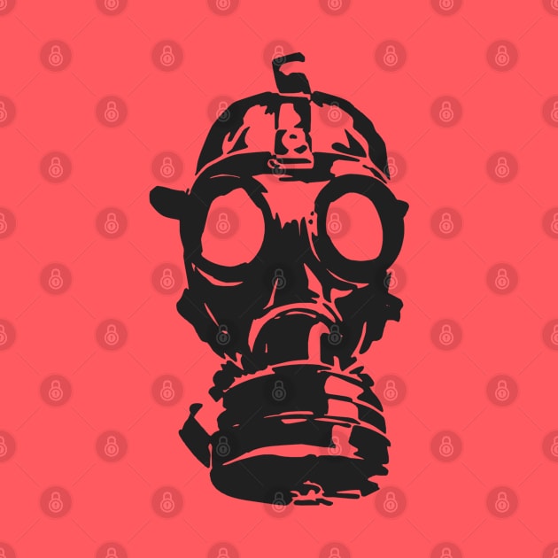 Gas mask by Totallytees55