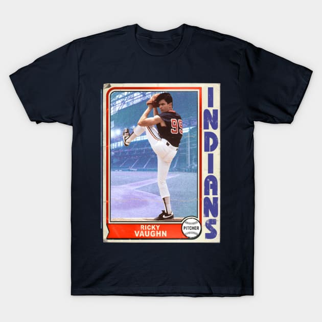 Ricky 'Wild Thing' Vaughn Retro Trading Card | Essential T-Shirt