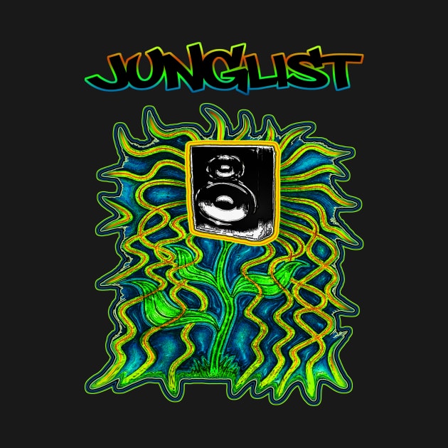 Junglist-Soundplant-Flouro by AutotelicArt