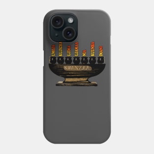 Kwanzaa Kinara Swahili Phone Case