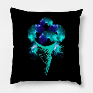 Galaxy Ice Cream - Version 2 Pillow