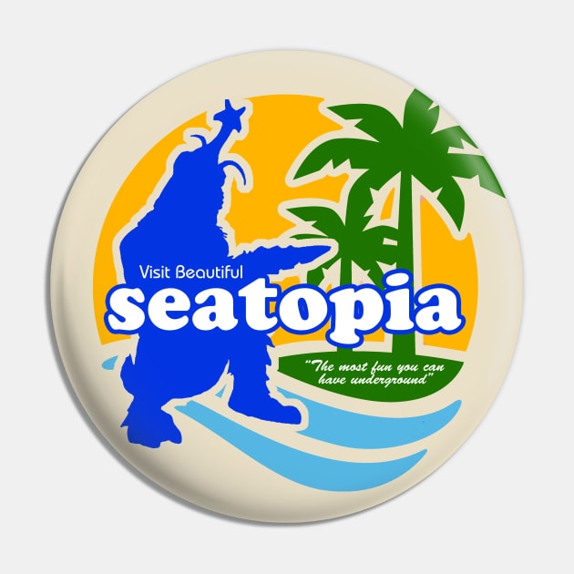 Visit Beautiful Seatopia - Godzilla vs. Megalon Pin by Pop Fan Shop