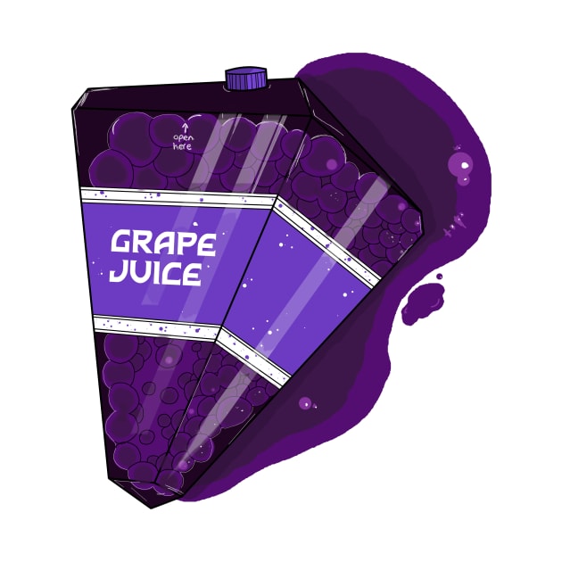 Crystal Grape Juice Box by RavenRarities