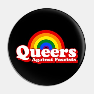 queers against fascists Pin