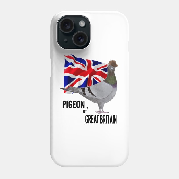 Pigeon of Great Britain Phone Case by KC Morcom aka KCM Gems n Bling aka KCM Inspirations