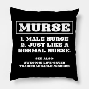 male nurse Pillow