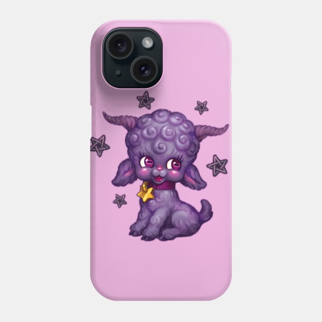 Baby Baphomet Phone Case by Marianne Martin