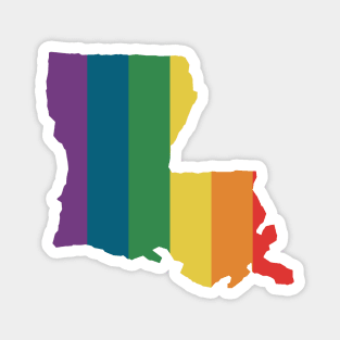 Louisiana State Rainbow Magnet