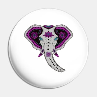 Pretty elephant head design Pin