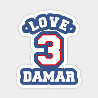 Damar Hamlin jersey Magnet