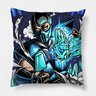 Frosty Threat Pillow