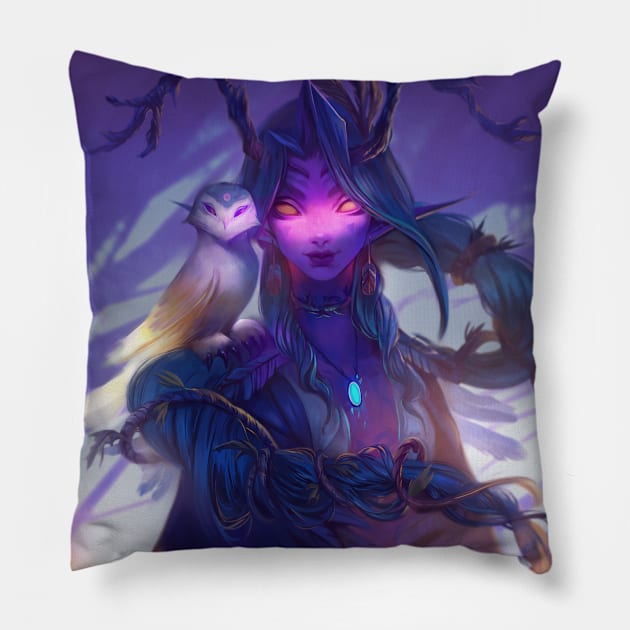 Melissa Moonlight Pillow by Dzikawa