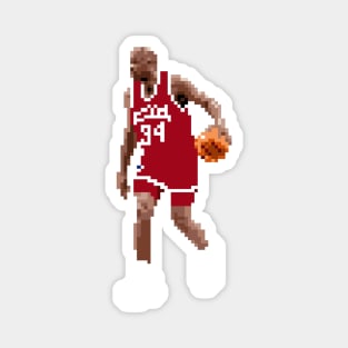 Charles Barkley Pixel Dribble Magnet