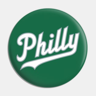 Philly Script - Green Pin