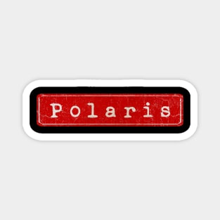 vintage retro plate Polaris Magnet