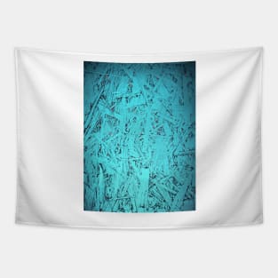 BRIGHT VIBRANT AQUAMARINE PARTICLES Tapestry