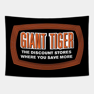 Giant Tiger Defunct Grocery Store USA Tapestry