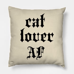 cat lover af Pillow