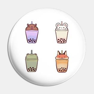 Cute boba animals Pin