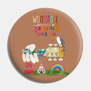 Woodstock for Kids Pin