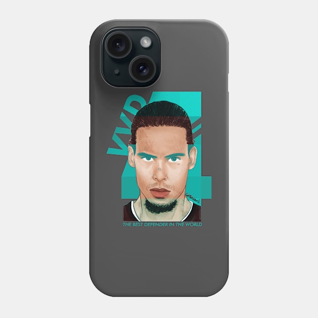 VVD4 Virgil Van Dijk Phone Case by cattafound