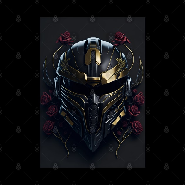 Halo Master Chief Helmet 02 - Gold & Rose COLLECTION by trino21